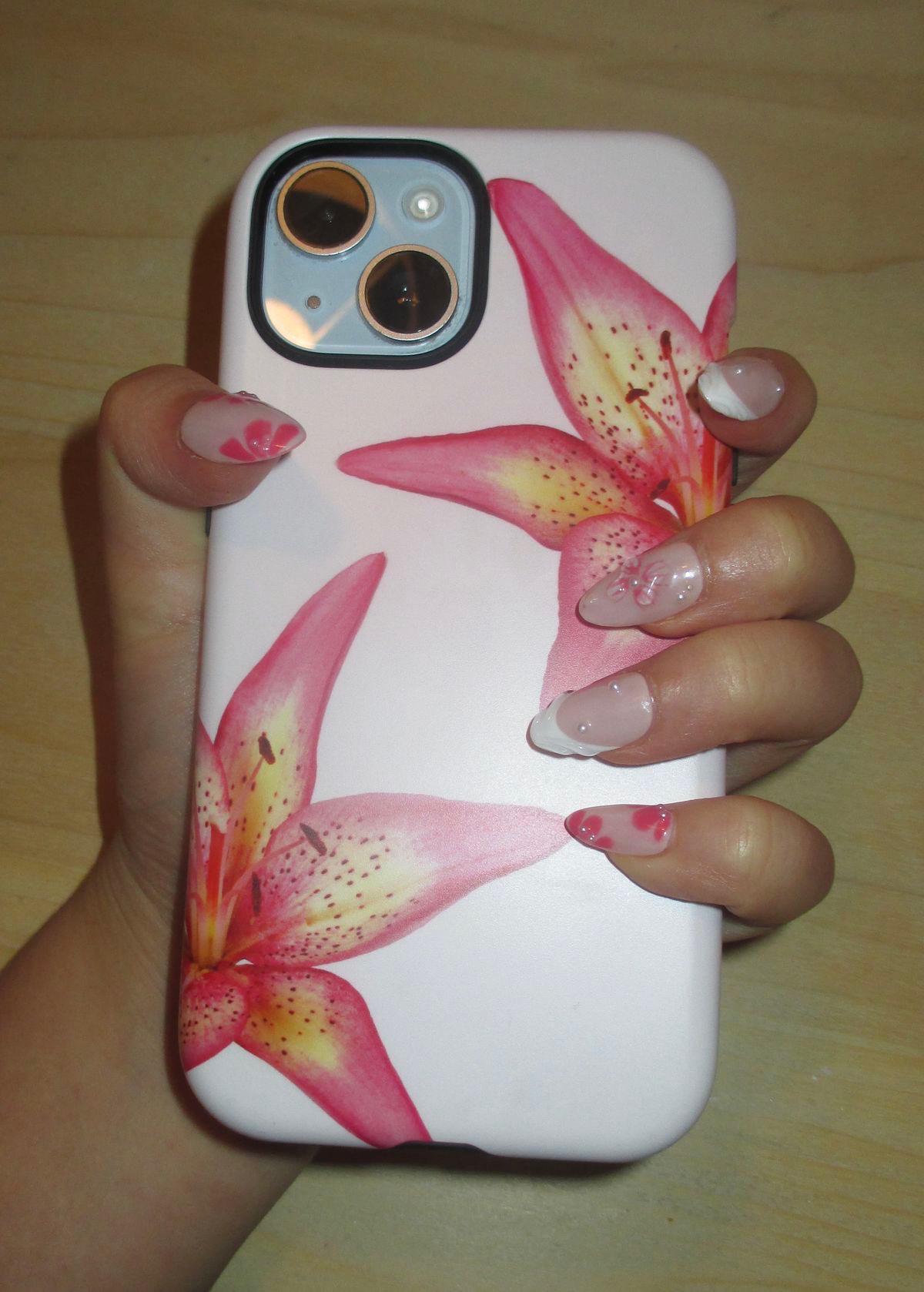 Pink Lily Flower Phone Case | iPhone 17/16/15/14/13/12/11 Pro Max