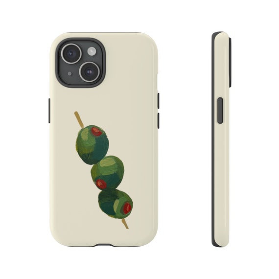 Hand Painted Olive Phone Case, Dirty Martini Tough Phone Case | iPhone 17/16/15/14/13/12 Pro Max XR | Galaxy S23/S22/S21 Ultra | Pixel 6/7/8 - Etsy Hand Painted Olive Phone Case, Dirty Martini Tough Phone Case | iPhone 17/16/15/14/13/12 Pro Max XR | Galaxy S23/S22/S21 Ultra | Pixel 6/7/8 - Etsy