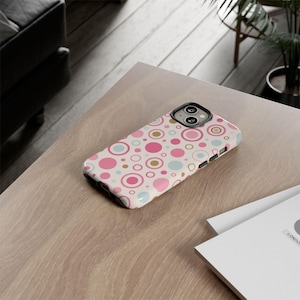 Y2K Childhood Pattern Tough Phone Case, Retro 2000s iPhone 17/16/15/14/13, Vintage Nostalgia Cellphone Shell, Cool Camouflage Device Sleeve, image 5