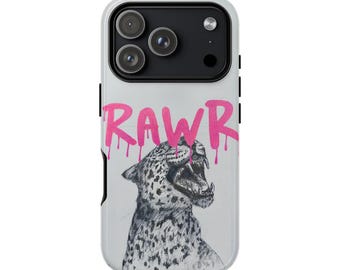 Leopard Tough Phone Case | iPhone 17/16/15/14/13/12/11 Pro Max XR | Galaxy S23/S22/S21 Ultra | Pixel 6/7/8 Pro | Cool Girl Trendy Phone Case