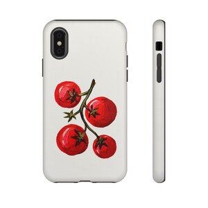 Hand Painted Tomato Girl Summer Phone Case Italian Summer Fruit | iPhone 16/15/14/13/12/11 Pro Max | Galaxy S23/S22/S21 Ultra | Pixel 6/7/8 image 7