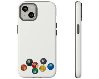 Pool Balls Tough Phone Case in White