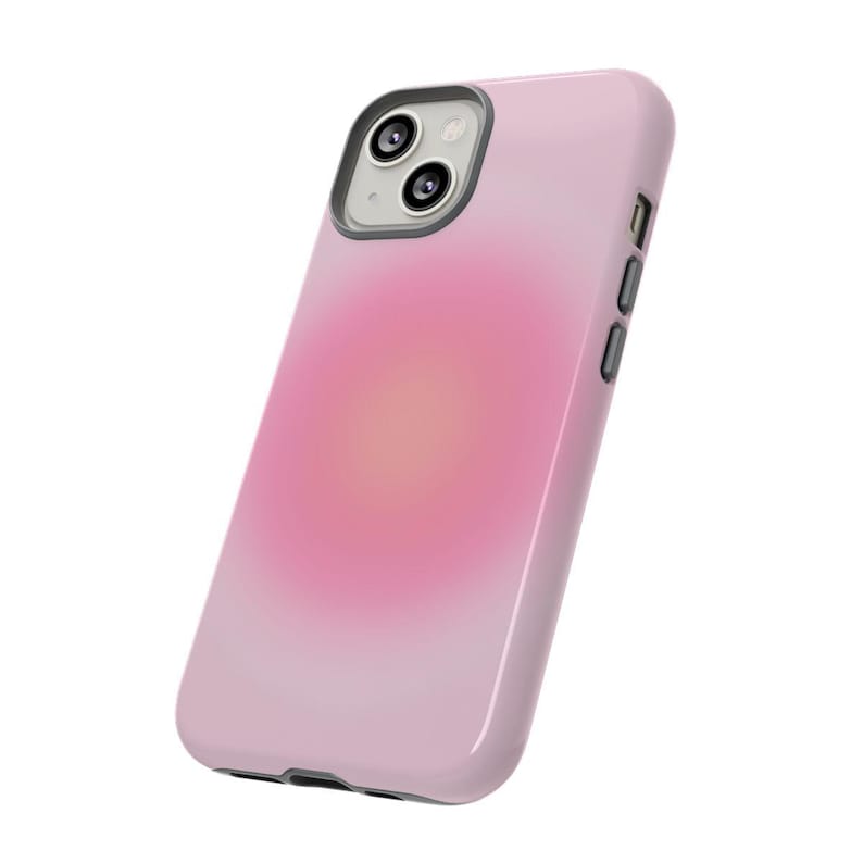 Custodia per telefono Aura rosa, custodia per telefono alla moda / iPhone 17/16/15/14/13/12/11 Pro Max / Galaxy S23/S22/S21 Ultra / Pixel Cute, Preppy, custodia aerografo immagine 5