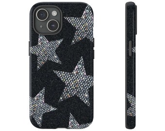 Silver Star Tough Phone Case | iPhone 15/14/13/12/11 Pro Max XR | Galaxy S23/S22/S21 Ultra | Pixel 6/7/8 Pro | Tough Cases | Star Girl Slim