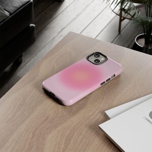 Custodia per telefono Aura rosa, custodia per telefono alla moda / iPhone 17/16/15/14/13/12/11 Pro Max / Galaxy S23/S22/S21 Ultra / Pixel Cute, Preppy, custodia aerografo immagine 4