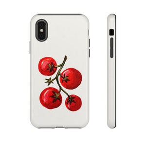 Hand Painted Tomato Girl Summer Phone Case Italian Summer Fruit | iPhone 16/15/14/13/12/11 Pro Max | Galaxy S23/S22/S21 Ultra | Pixel 6/7/8 image 6