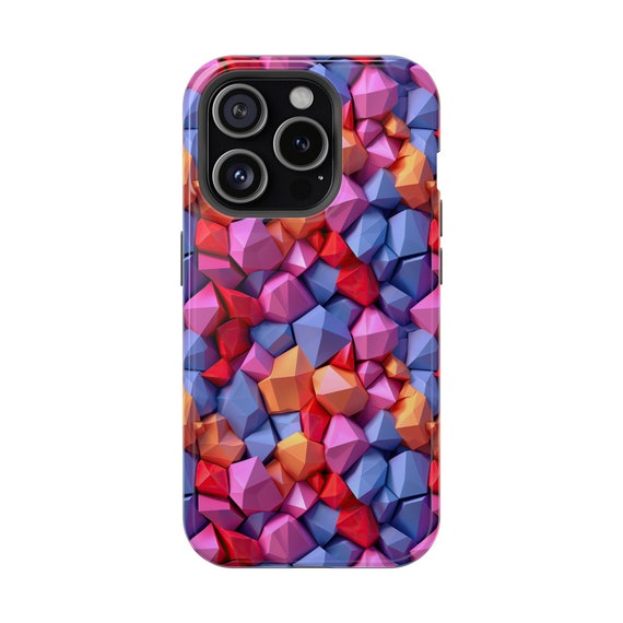 Mobile phone case, 3D Design, Apple or Samsung, impact resistant, slim Phone Case, Supports wireless charging, matte or glossy finish