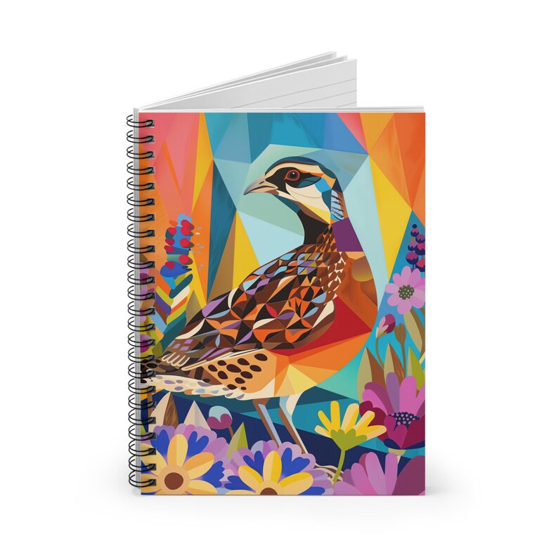 Bird Draw Notebook California Quail Spiral Notebook: Bird Art, Ruled Line (6x8) - Etsy