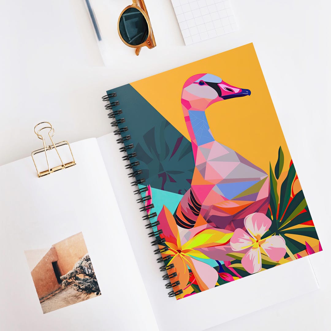 Notebook Goose Hawaiian Goose Spiral Notebook: Bird Lover Gift - Etsy