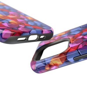 Mobile phone case, 3D Design, Apple or Samsung, impact resistant, slim Phone Case, Supports wireless charging, matte or glossy finish image 3