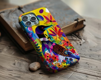 Minnesota Loon iPhone Case: Colorful Bird Art, Protective Phone Shell, Apple 17 models  (except iPhone 17 Pro)