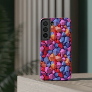 Mobile phone case, 3D Design, Apple or Samsung, impact resistant, slim Phone Case, Supports wireless charging, matte or glossy finish image 6