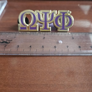 Omega Psi Phi 3D Lapel Pin