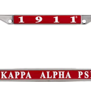 Kappa Alpha Psi - License Plate