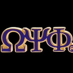 Omega Psi Phi - Greek Letters