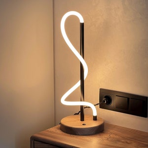 Dimmable Bedside Lamp,Wooden Lamp,light fixture,industrial lamp,living room lamp,table lamp pair,desk lamp,contemporary wood table lamp
