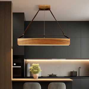 Keukeneilandlamp, eetkamerlamp, lineaire hanglamp, keukenverlichting, plafondlamp, lineaire kroonluchter, Scandinavische moderne keukenverlichting