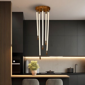 Flush mount ceiling light,Wood Brass Ceiling Lamp,chandelier lighting,ceiling light fixture,modern chandelier,kitchen lighting dining room