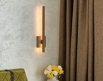 Bedside Wood Wall Sconce,Handcrafted Bedroom Wooden Wall Lamp,Led Light Neon Sconces,Walnut Wall Lightning,Uniue Lighting Fixtures