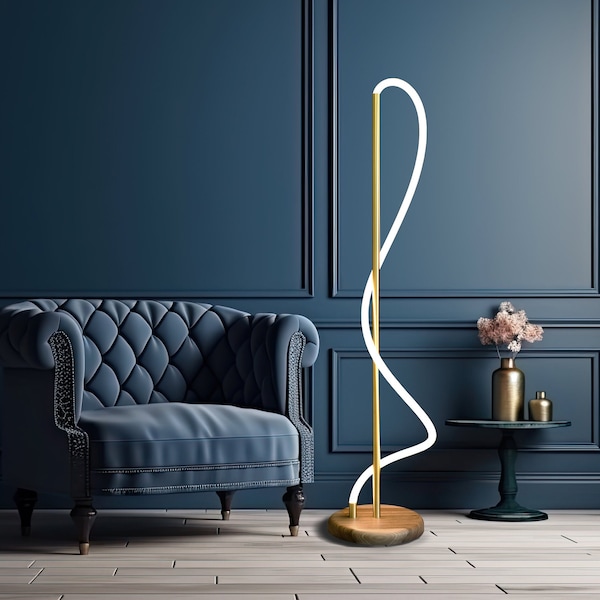 Modern Floor Lamp for living room,Standing Lamp,Wooden LED Floor Lamp,arc floor lamp,japanese floor lamp,midcentury unusual floor lamp Light