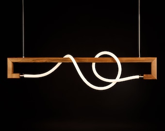 Kitchen Island Pendant Light,linear chandelier,chandelier lighting,ceiling lights,hanging lamp,wooden pendant lamp,dining room chandelier