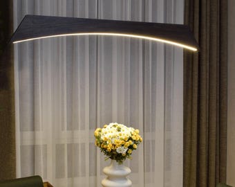 Linear Pendant Light,Wooden Ceiling Led Light,Chandelier Lighting,Ceiling Light,Pendant Lamp Dining Room,Kitchen Island Hanging Lamp