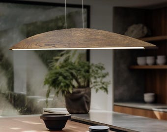Linear Pendant Light,Wooden Ceiling Led Light,Chandelier Lighting,Ceiling Light,Pendant Lamp Dining Room,Kitchen Island Hanging Lamp