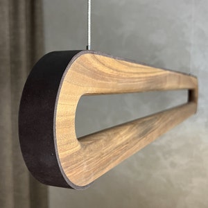 Kitchen Island Lighting Wooden Pendant Lamp,linear chandelier,pendant light,dining room chandelier light fixture,dining table light,hanglamp