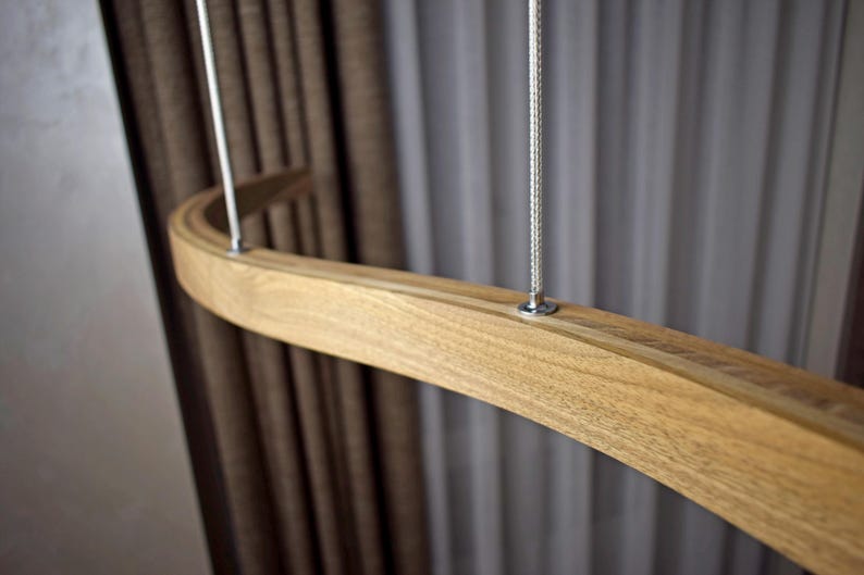 Wooden chandelier