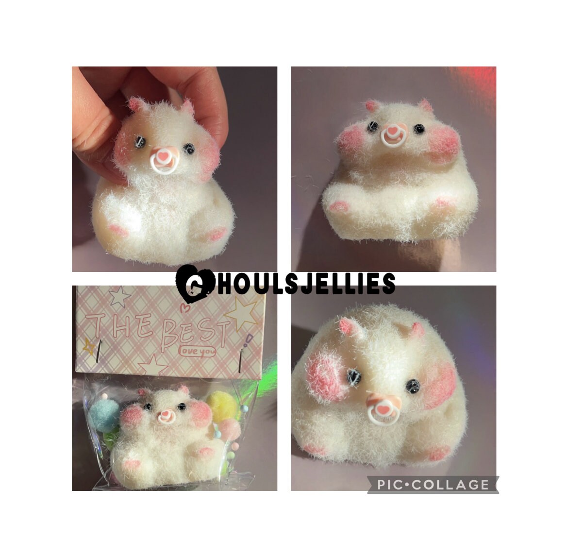 White Soft Hamster Taba Squishy - Etsy