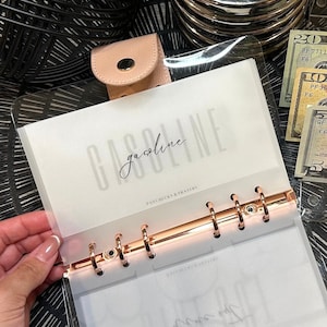 Benutzerdefinierte Bargeld Umschlag | Moderne große Doppelschrift | A6 Personal | Geld Umschlag | Cash-Füllung