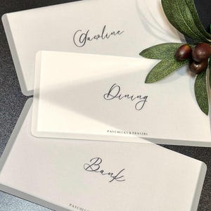 Custom A6 Vellum Cash Envelope Inserts: Personalized Wallet Organizer