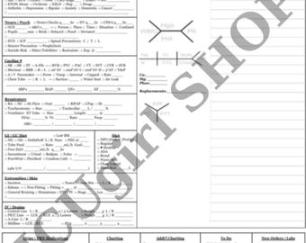 ICU Report Sheet New Grad HCA