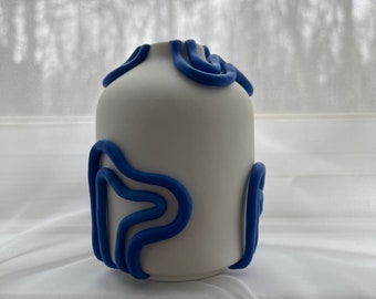 Small Ceramic Vase with Clay