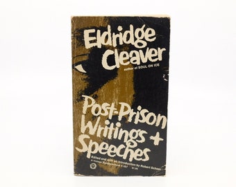 Vintage Black Power Essays "Post Prison Writing + Speeches" by Eldridge Cleaver 1969 Rampart Book Mass Market Paperback