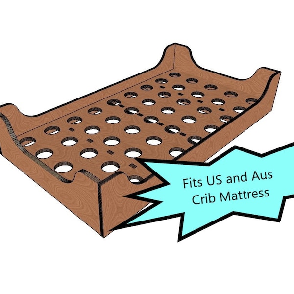 Montessori Floor Bed DXF DIY - Australian Cot Mattress