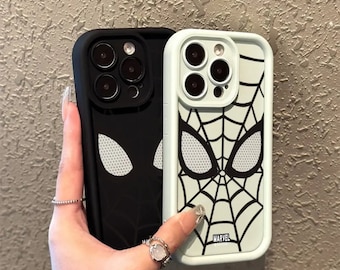 Cool Spider Man Plain Multistep TPU Funda de teléfono suave para cubierta de iPhone