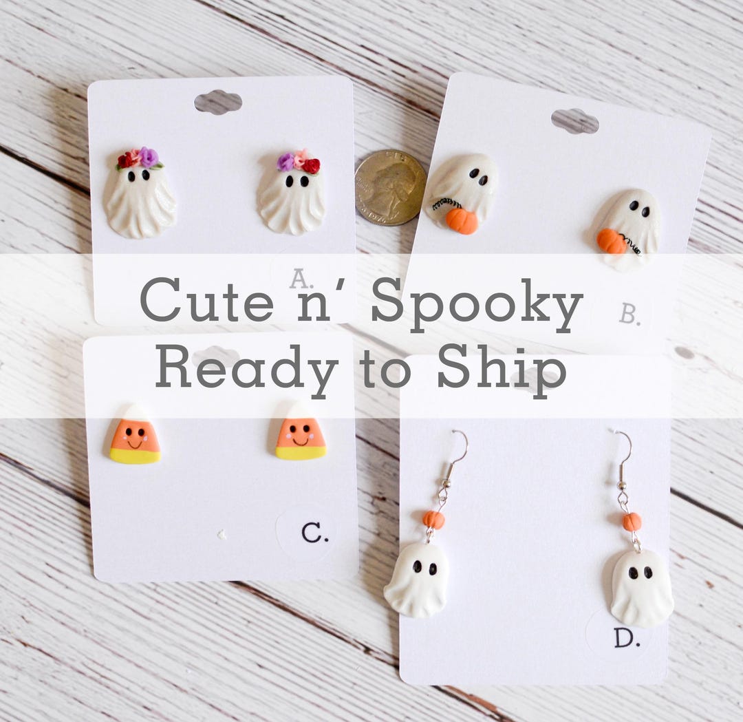 Cute N' Spooky Halloween Ready to Ship Earrings, Halloween Earrings ...
