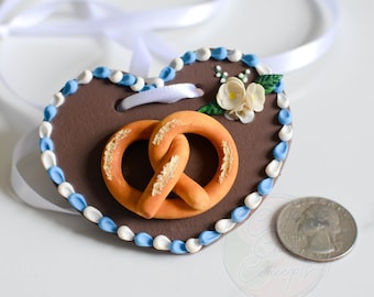 Gestalte dein MEDIUM Lebkuchenherz mit deinen Farben und Spruch oder Namen, Lebkuchenherz, Oktoberfest Herz, Oktoberfest Souvenir