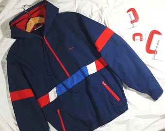 Vintage Russell Athletic Windbreaker Jacket L 90s Quarter