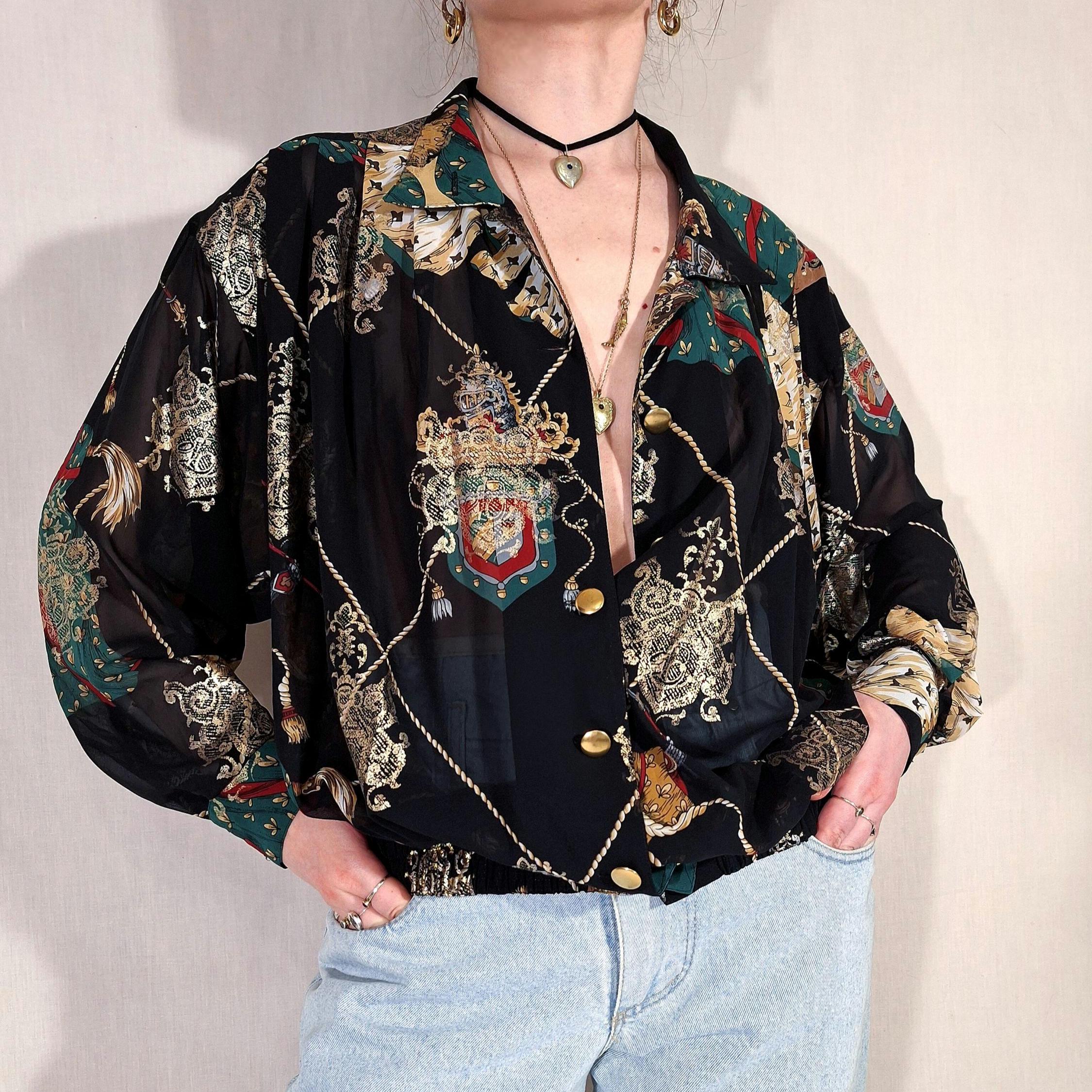 Versace gold shirt - Etsy 日本