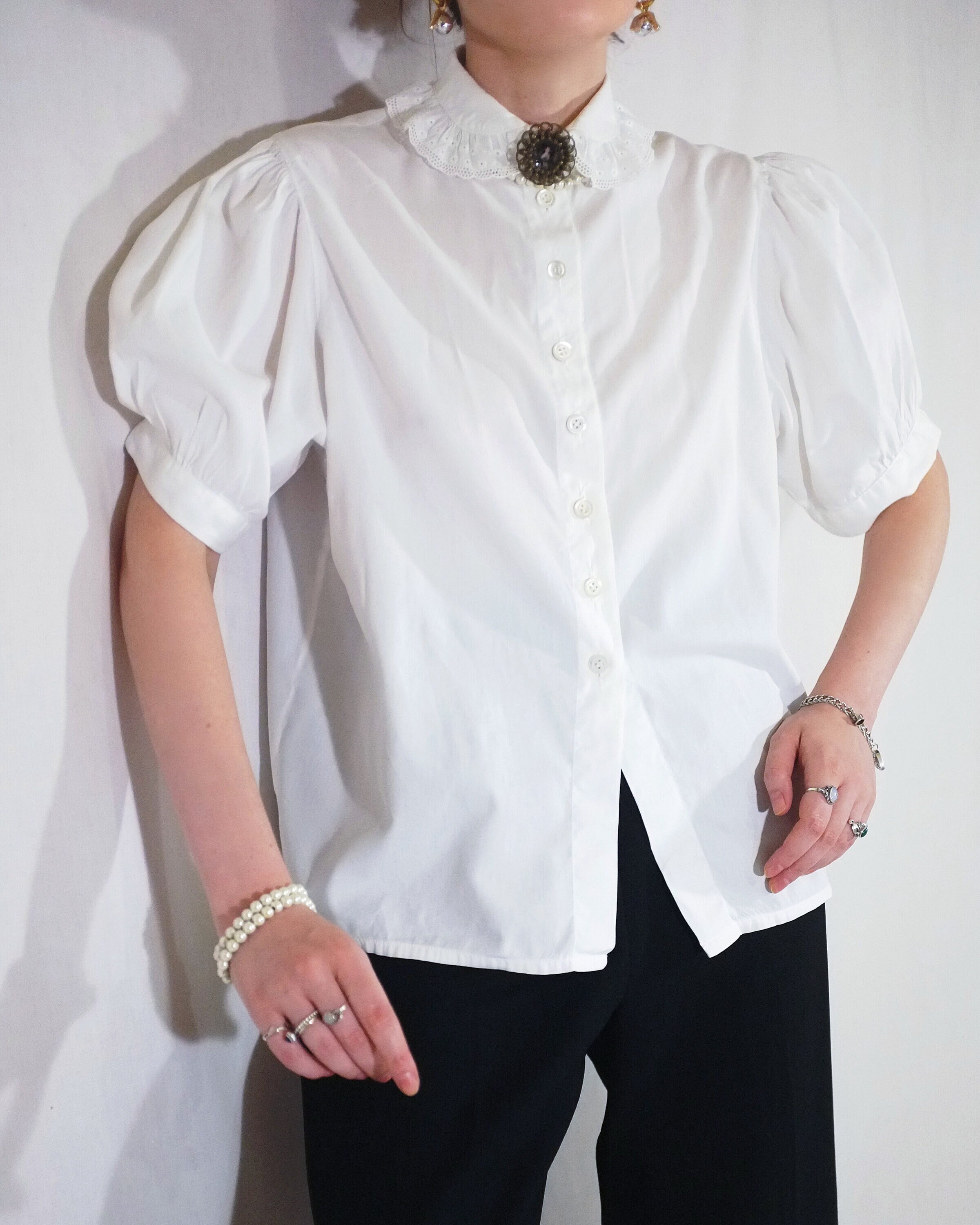 Ameri VINTAGE - ほぼ未使用☆アメリ DOUBLE PUFF SLEEVE BLOUSE Ameri VINTAGE - ほぼ未使用☆アメリ DOUBLE PUFF SLEEVE BLOUSE