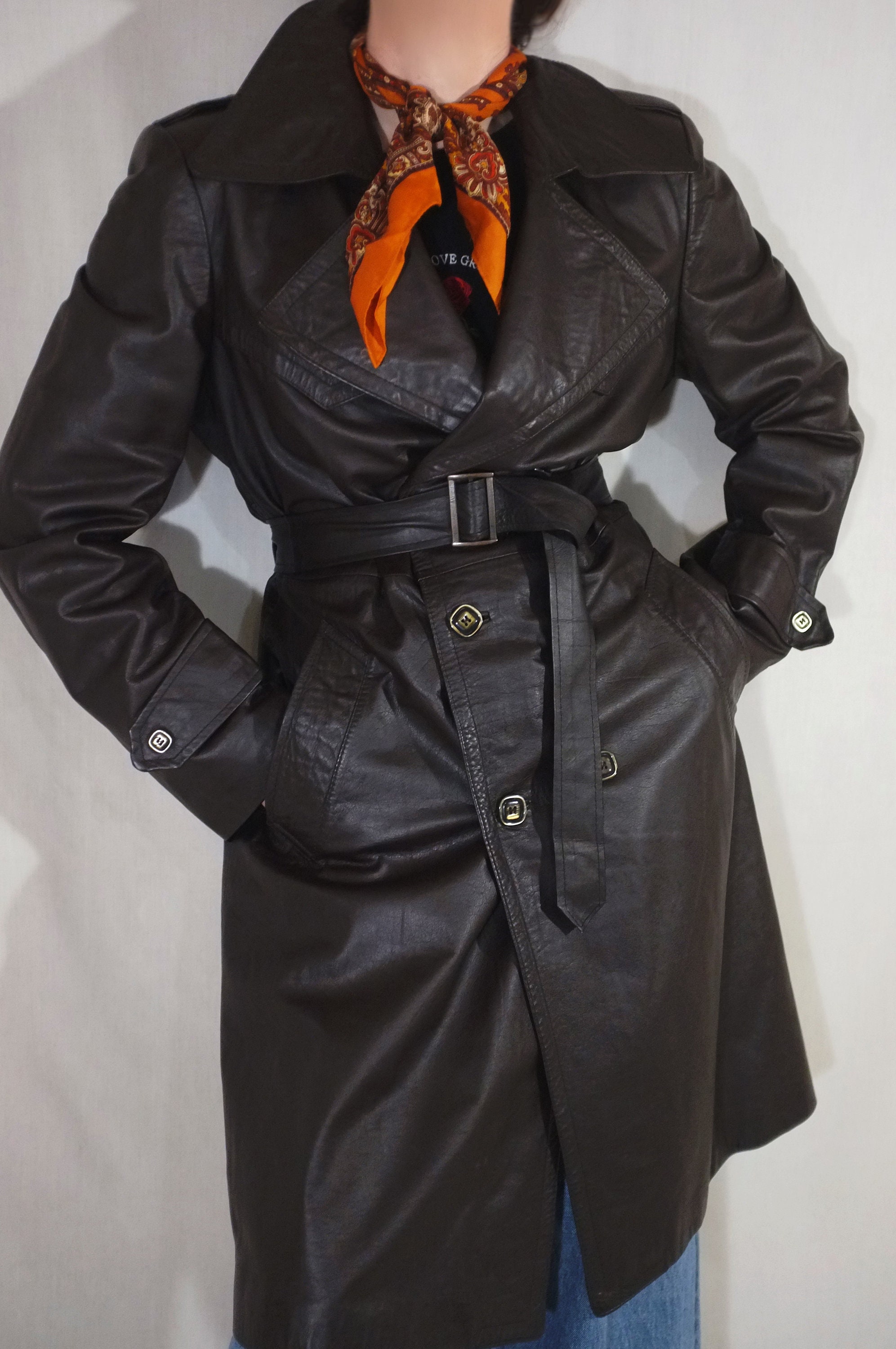 80s？ unknown vintage レザートレンチコート 楽天市場】【時間限定10%OFF】レザージャケット ラムレザー 本革