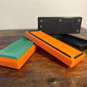 Stone stand and holder for Naniwa Pocket Pro sharpening stones