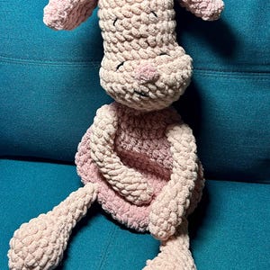 Manta de bebé de ganchillo de 24" de Pooh y sus amigos Snuggler Loveys imagen 12