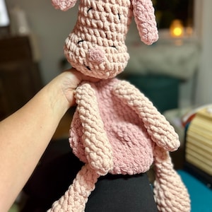 Manta de bebé de ganchillo de 24" de Pooh y sus amigos Snuggler Loveys piglet