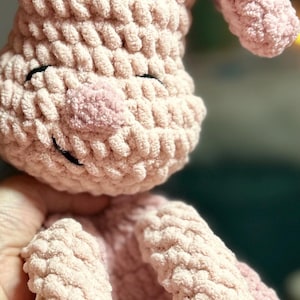 Manta de bebé de ganchillo de 24" de Pooh y sus amigos Snuggler Loveys imagen 5