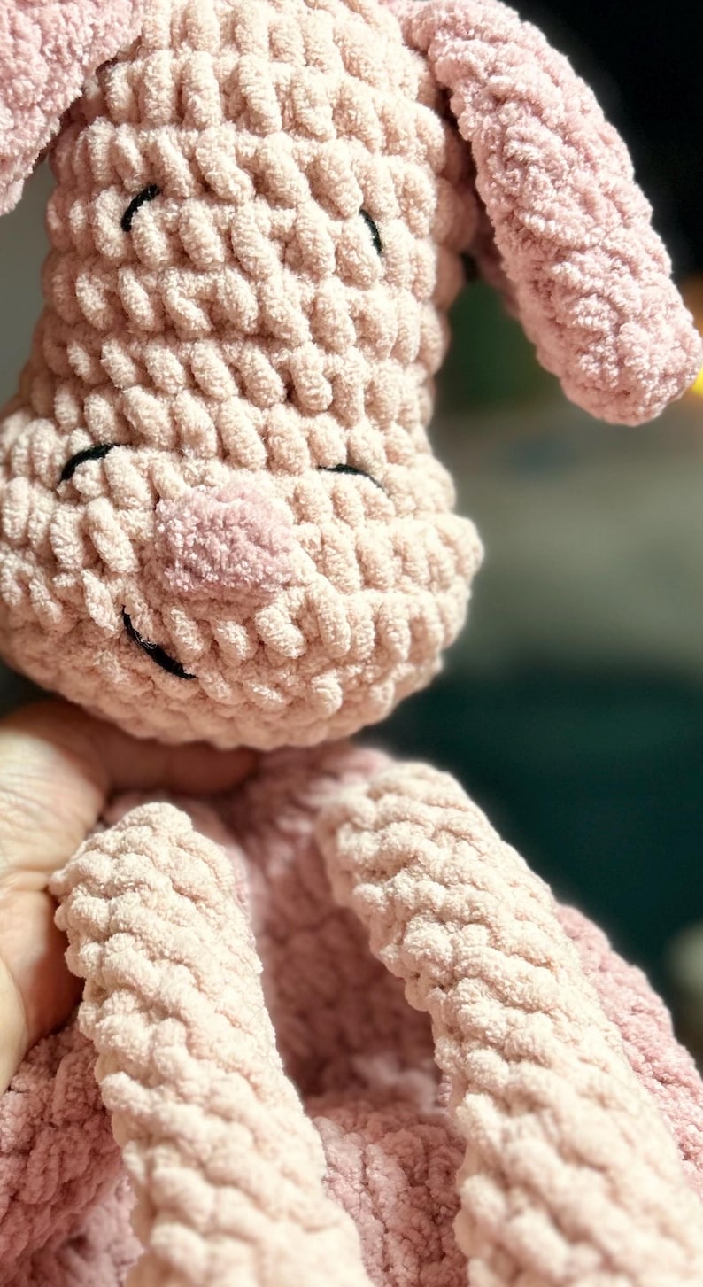 Manta de bebé de ganchillo de 24" de Pooh y sus amigos Snuggler Loveys imagen 5