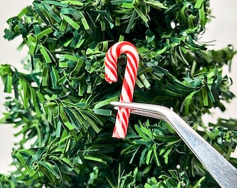 Dollhouse Candy Cane Christmas Tree Ornament