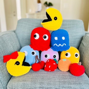 Pac-Man and the Ghost Gang Crochet Pattern